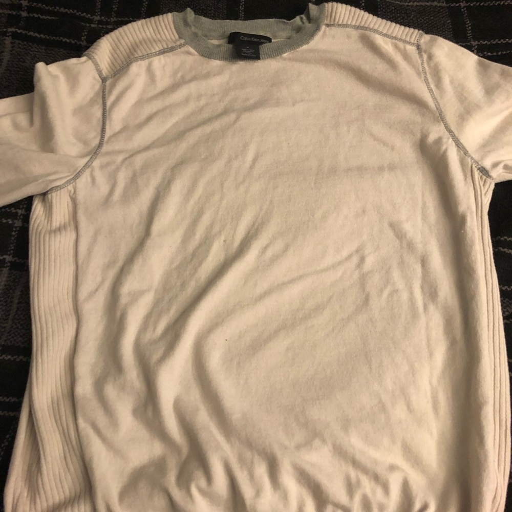Calvin Klein white sweater